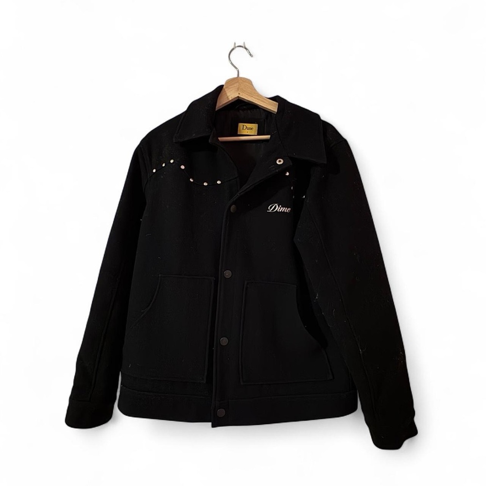 Dime Black Stud-Accent Jacket